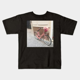 Floral Bicycle Kids T-Shirt